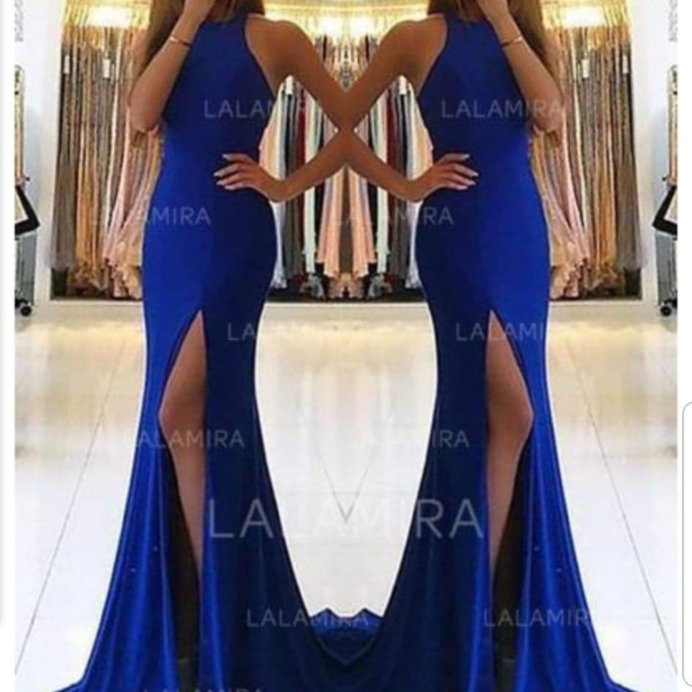 Forest green formal dress